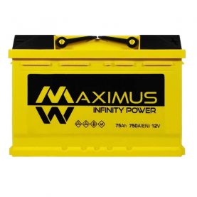 Автомобильный аккумулятор MAXIMUS MF (L3) 75Ah 750A R+ 5752259